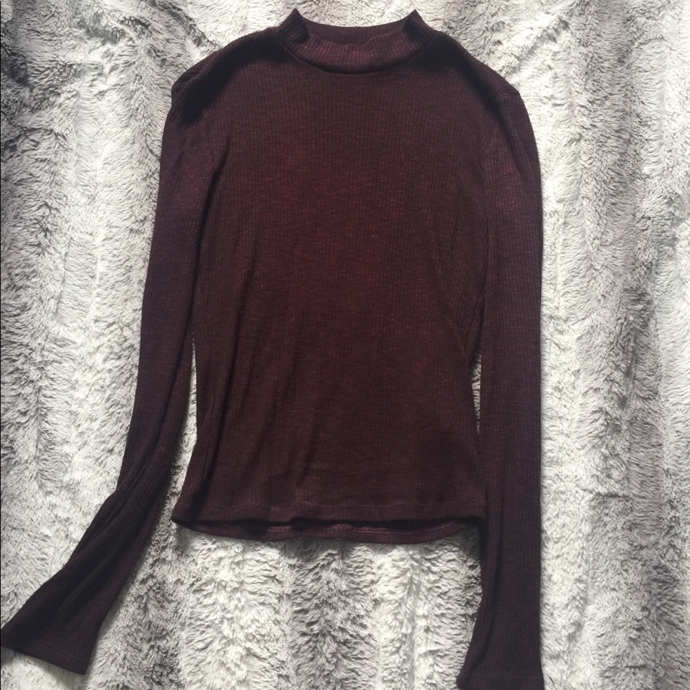 Maroon Turtleneck